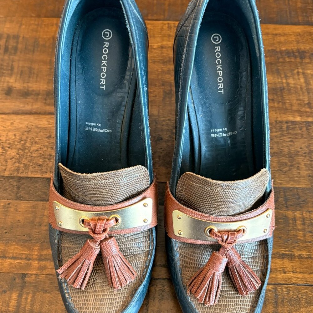 Super cool heels from Rockport x adidas
